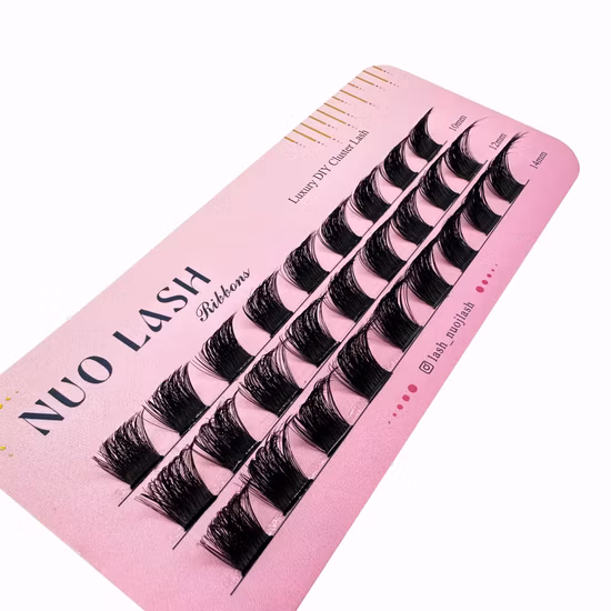 Hot Selling Private Label 3D Wispy Eyelash Fake Mink Eyelashes Supplier Thin Full Strip Lashes Clear Band Faux Mink Lash
