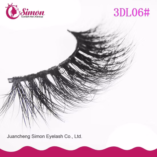 Top Quality Natural Hair Eyelashes 3D Mink Strip Lashes