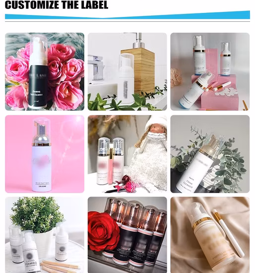 OEM ODM Oil Free Lash Protein Cleanser for Eyelash Extension